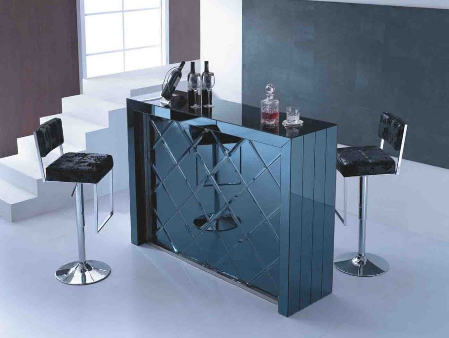 Барная стойка зеркальная