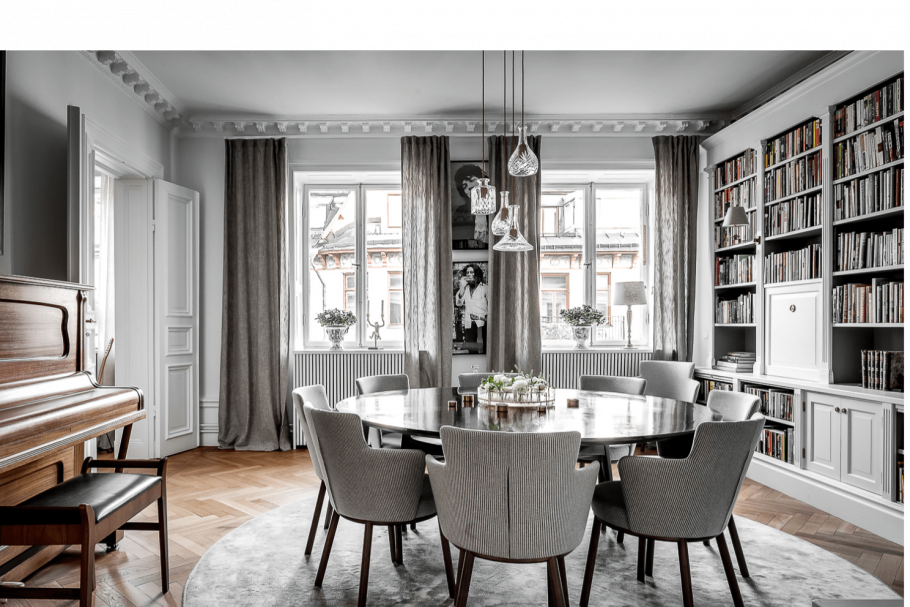 Белый монохромный интерьер