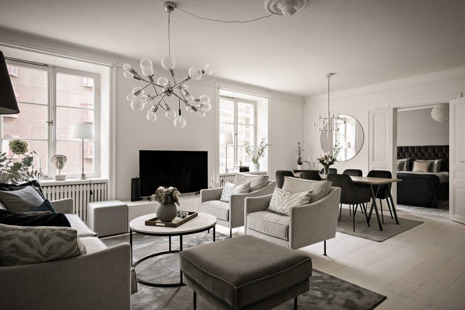 Монохромный интерьер