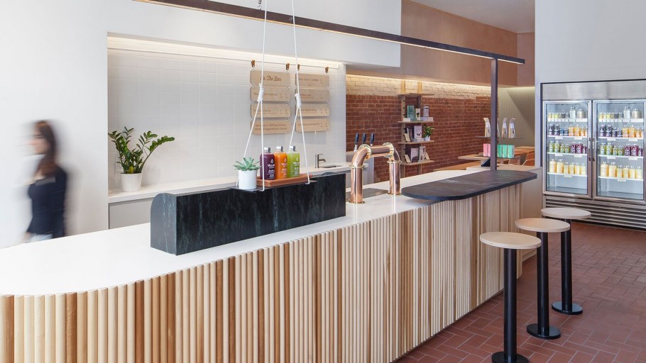 Итальянское кафе барная стойка