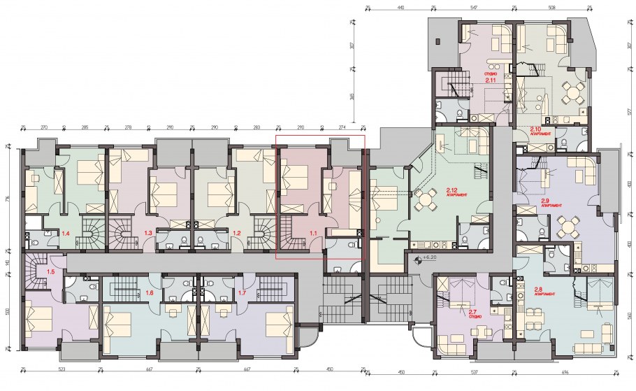 Двухуровневая квартира планировка