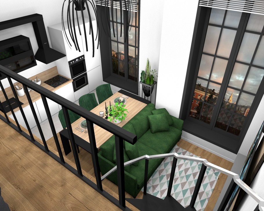 Планировка 4-х комнатной квартиры