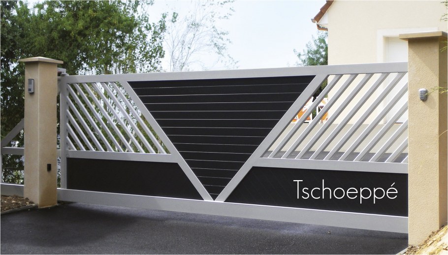 Хай-тек ландшафтный дизайн забор