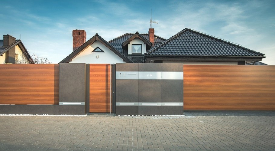 Забор в современном стиле