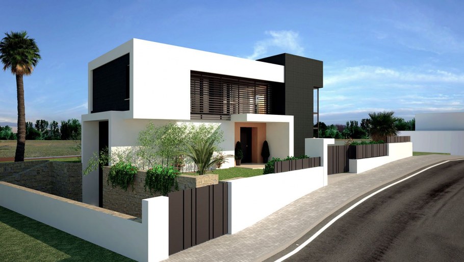 Стильный современный забор