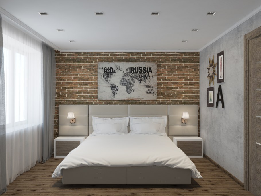 Гостиничные номера в стиле лофт