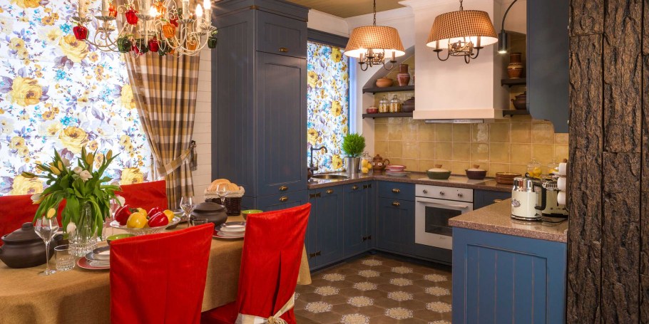 Текстиль в стиле Кантри