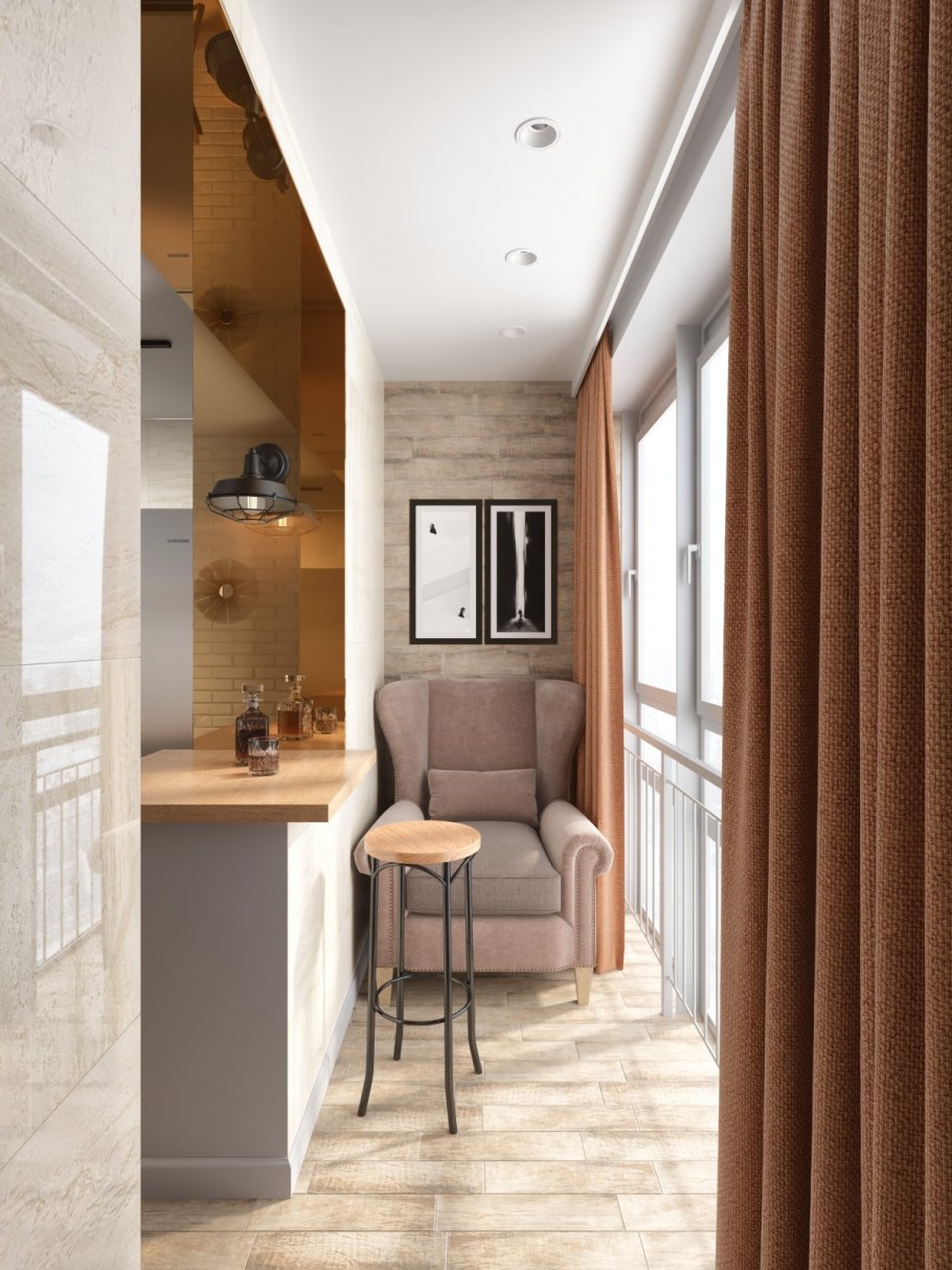 Интерьер малогабаритной двушки