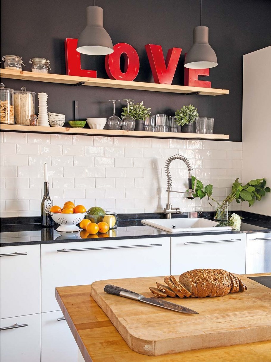 Кухня без навесных полок