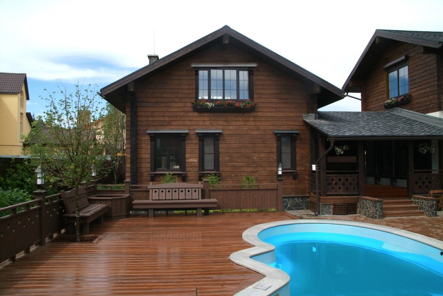 Коттедж внутри и снаружи