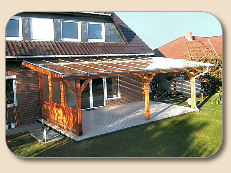 Крыша над верандой