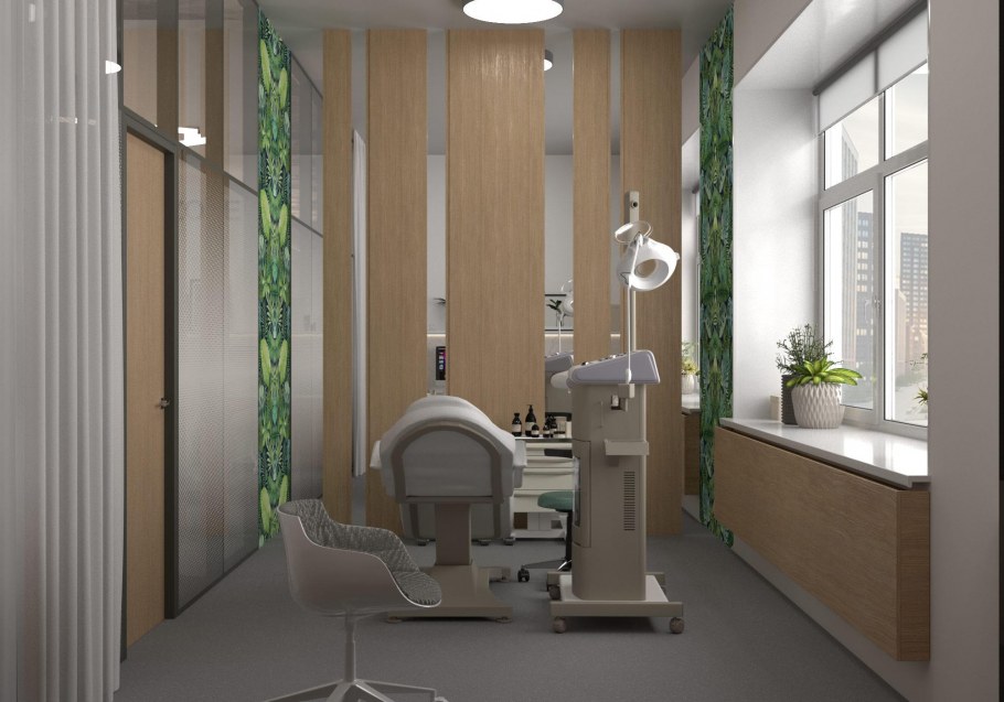 Дизайн интерьера косметологической клиники