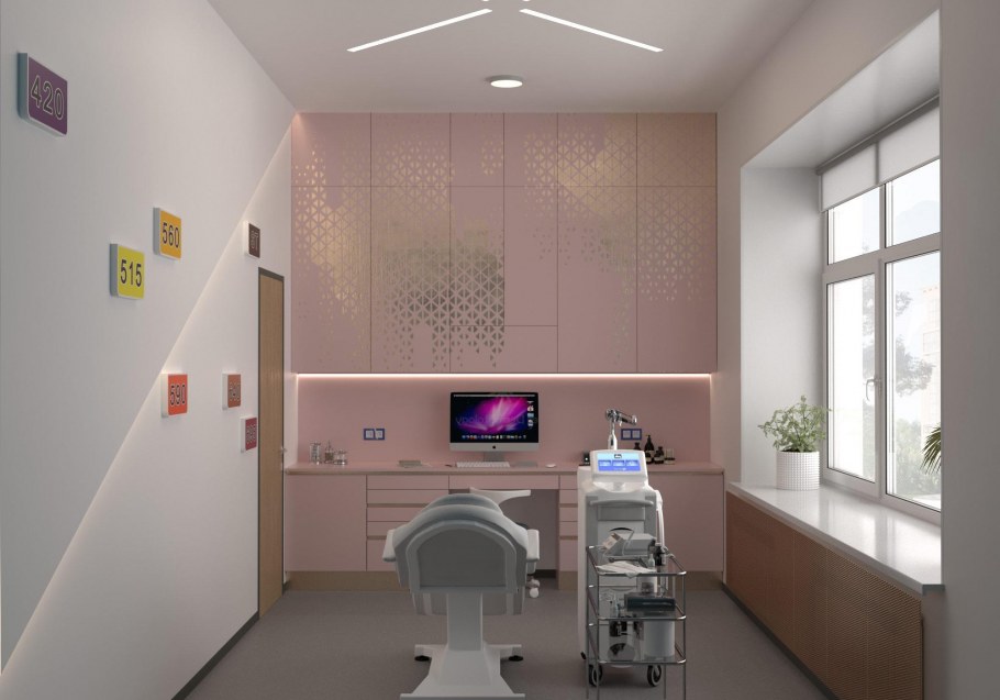 Стильный кабинет косметолога