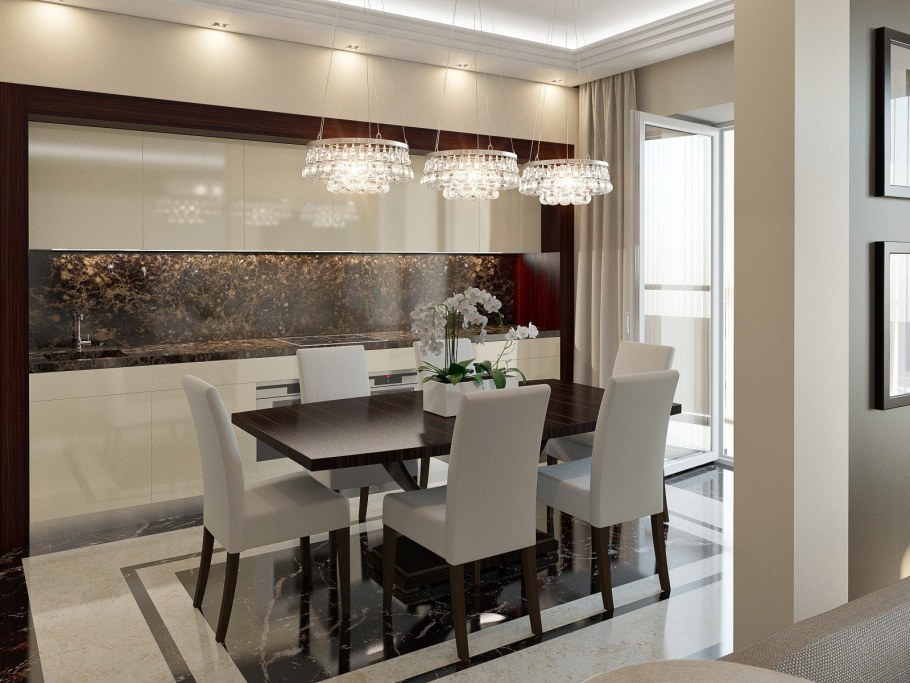 Стильный интерьер кухни