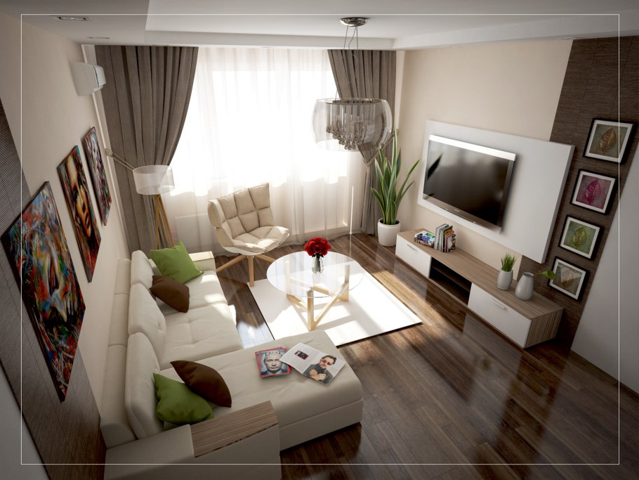 Дизайнерские проекты 3ех комнатных квартир