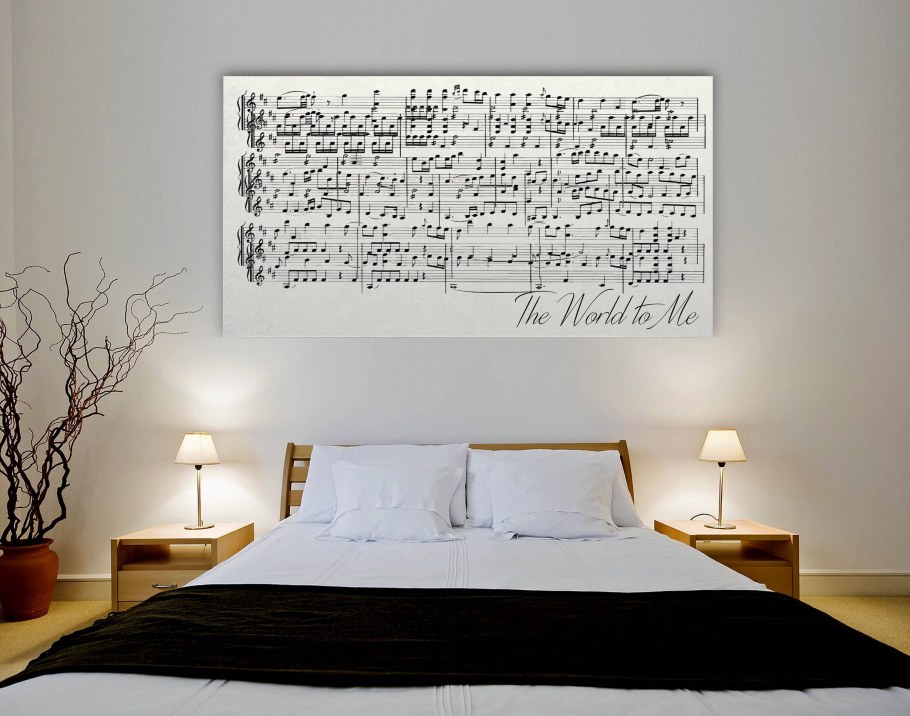 Ноты в интерьере