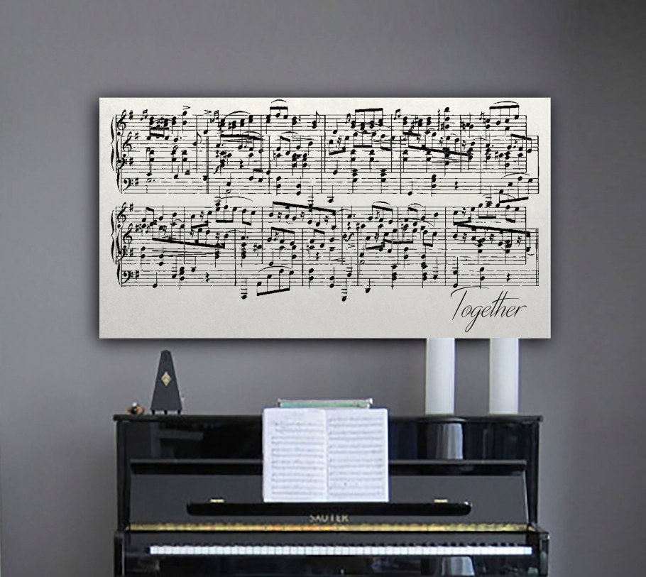 Ноты для декора