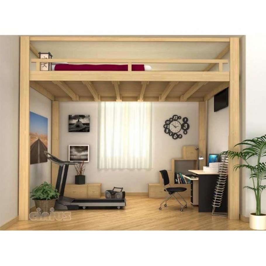 Мезонин кровать лофт