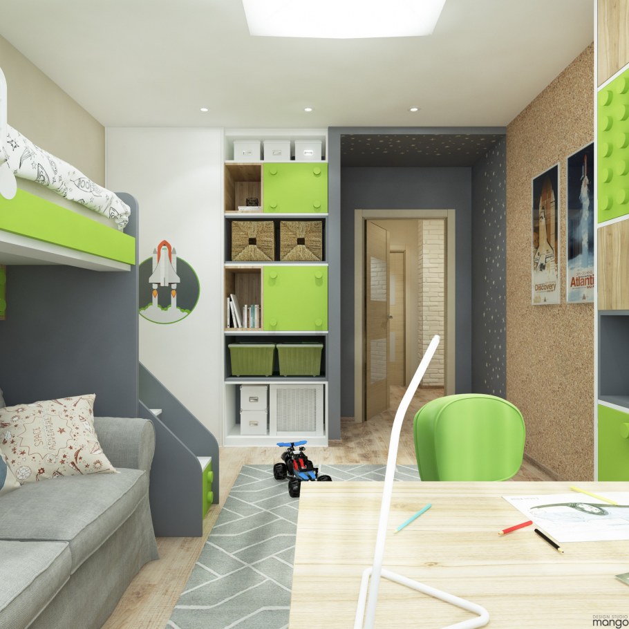 Комната 14 кв м для двоих детей разнополых подростков