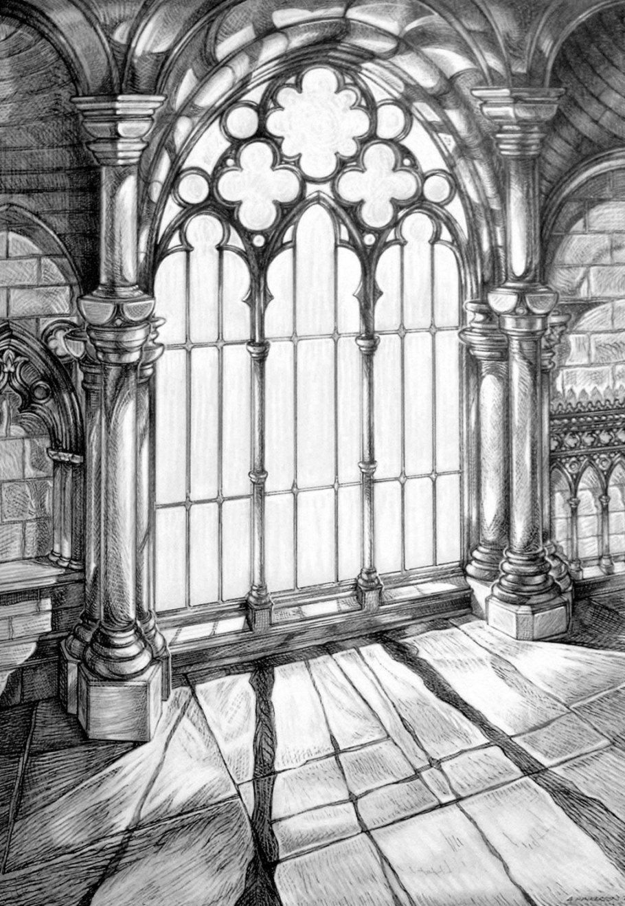 Готический стиль в интерьере