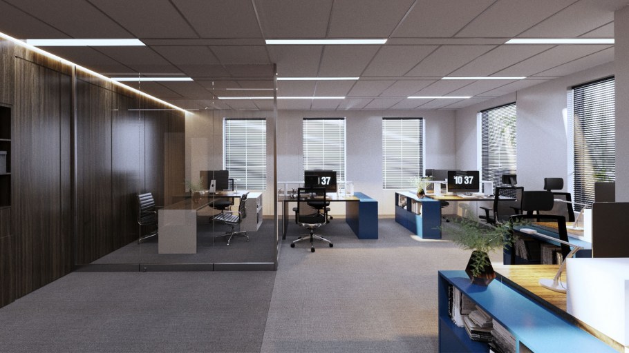 Интерьер строительных офисов