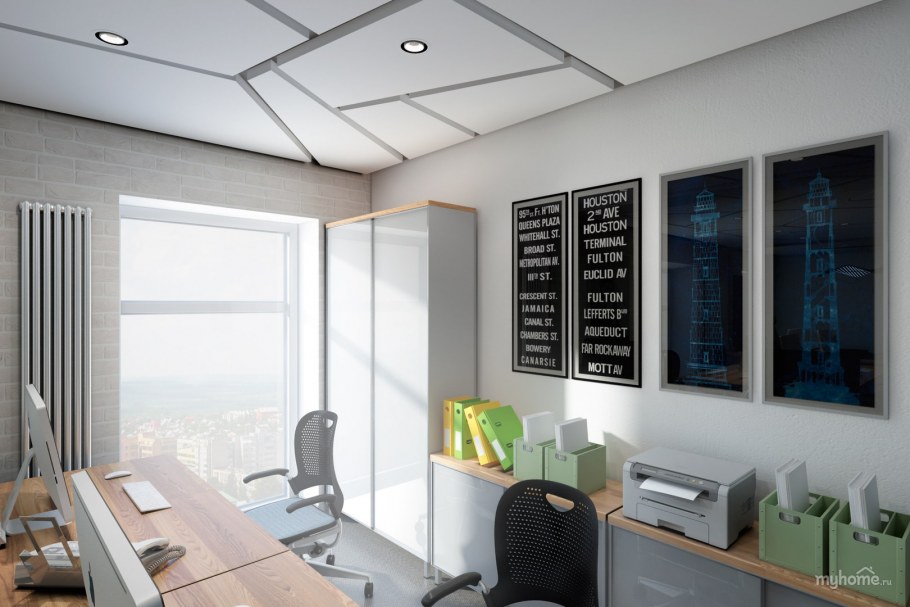 Интерьер офиса строительной компании