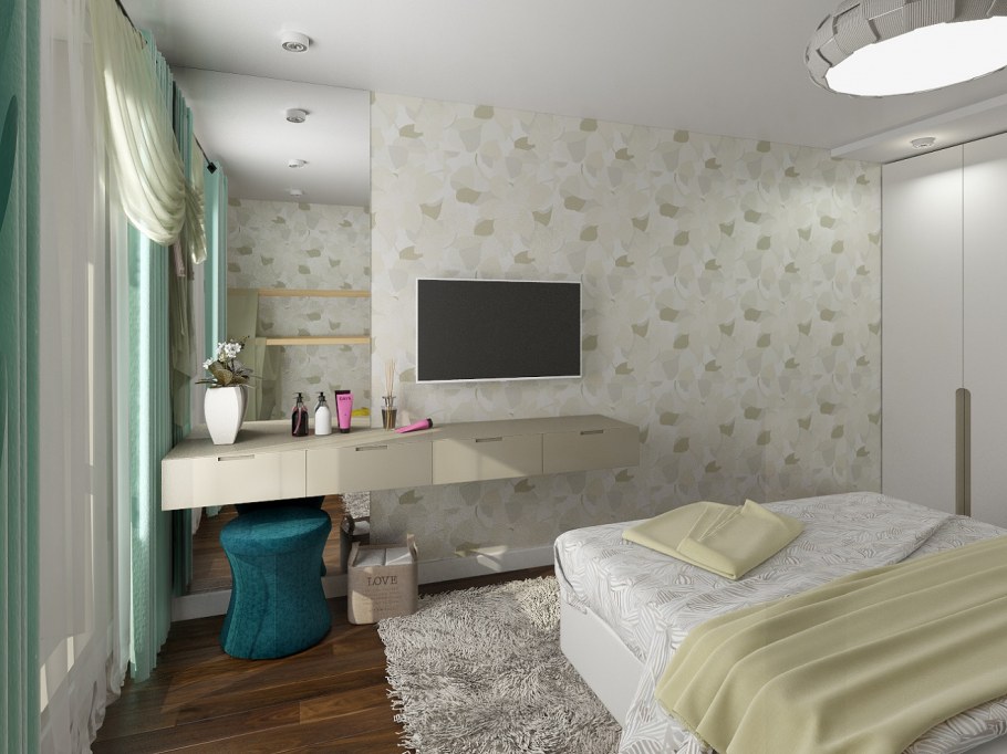 Интерьер однокомнатной квартиры пик