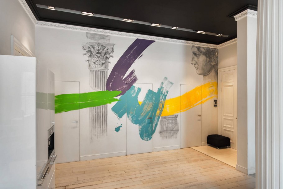 Прихожая в стиле поп арт