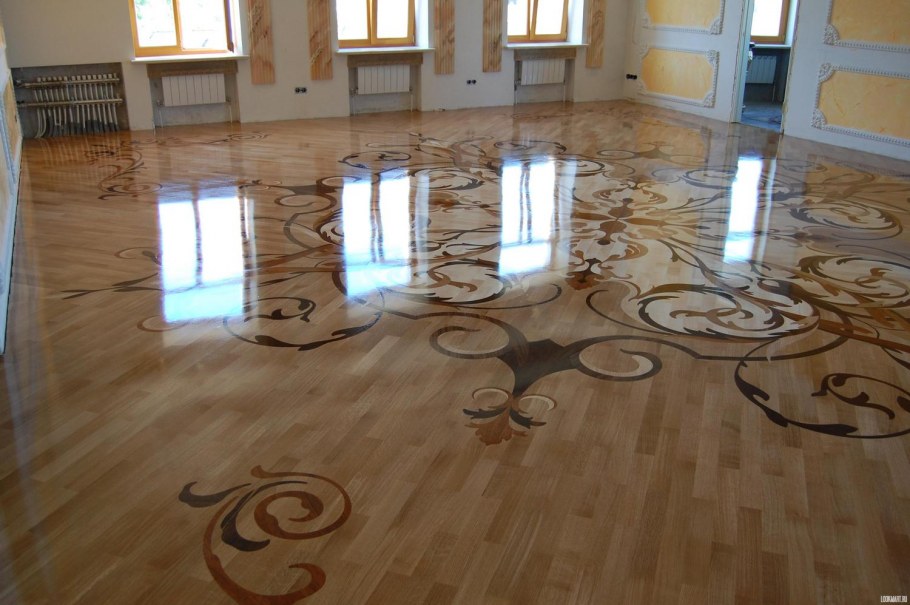 Заливной пол под паркет