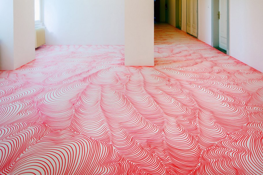 Необычная покраска пола