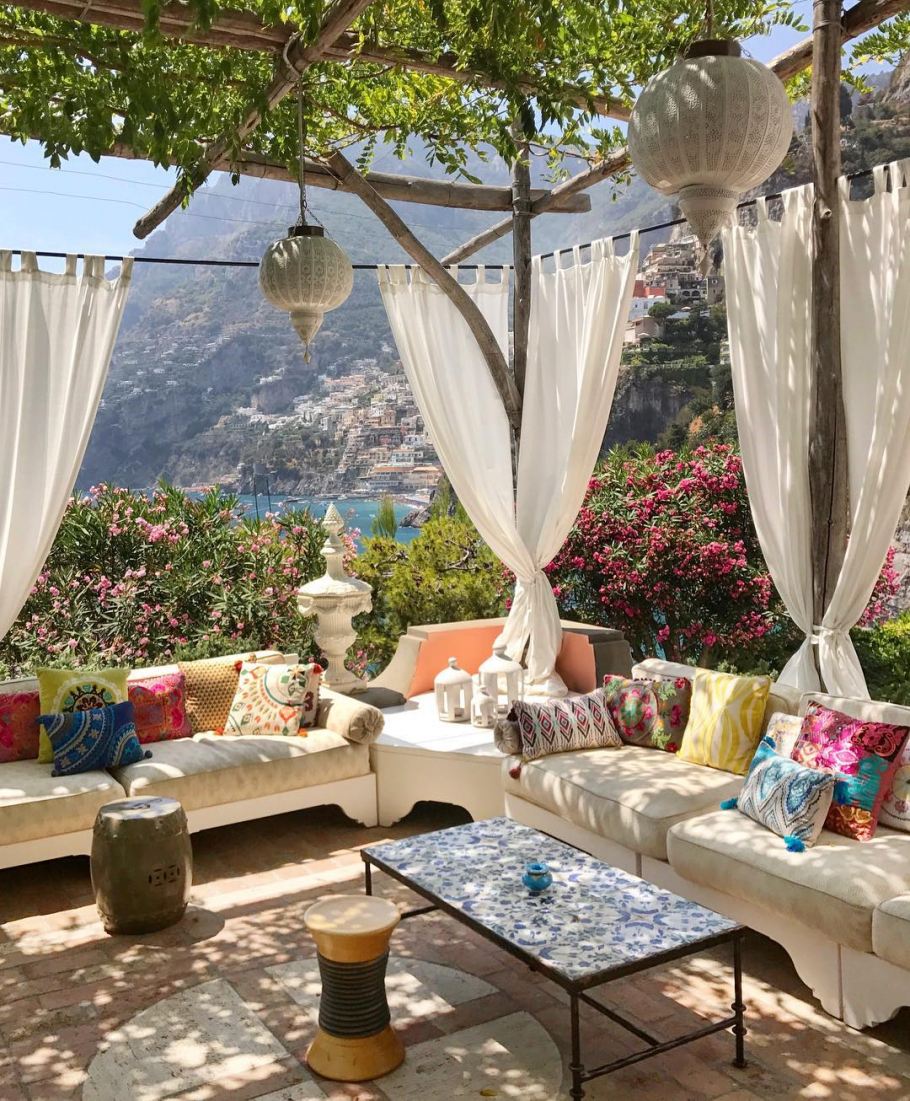 На террасе в Позитано