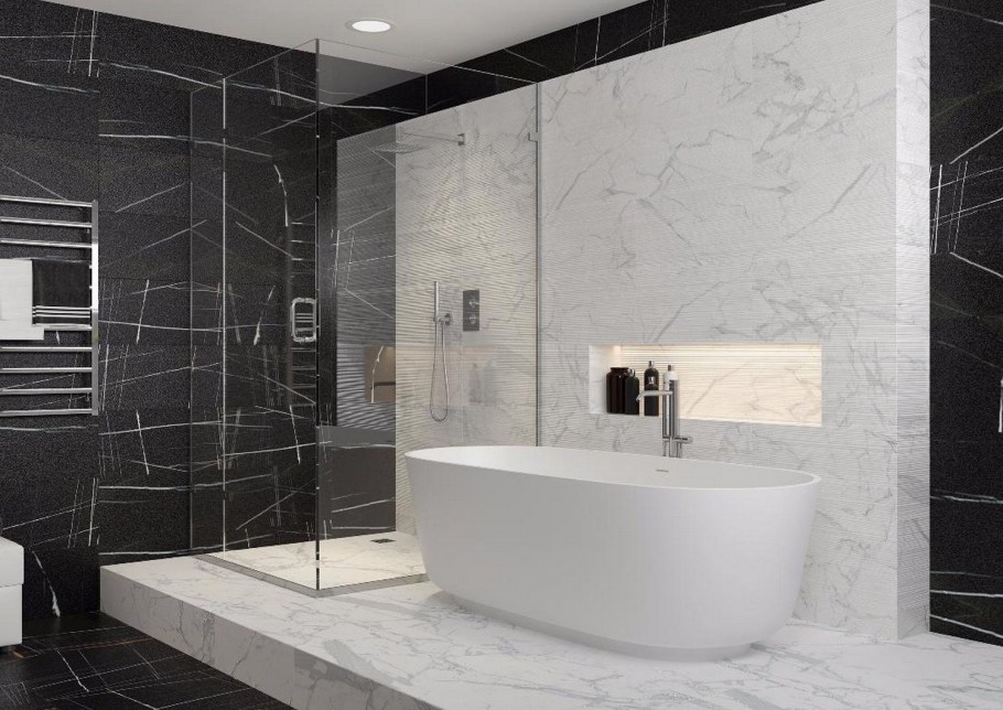 Marble trend керамогранит k-1000/LR/30x60 Carrara