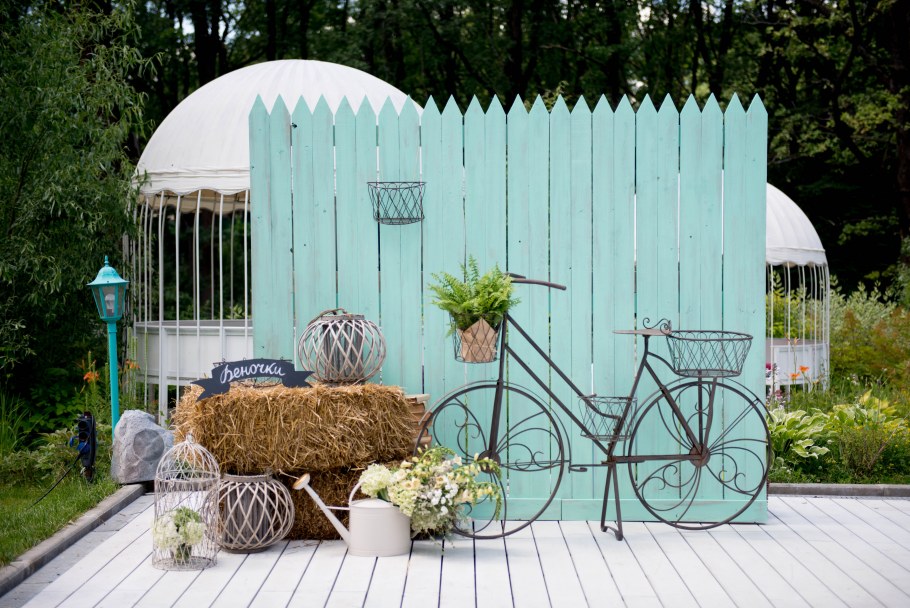 Забор в прованском стиле