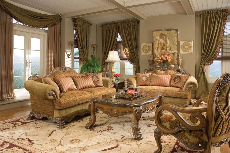 Ковры в интерьере Ампир