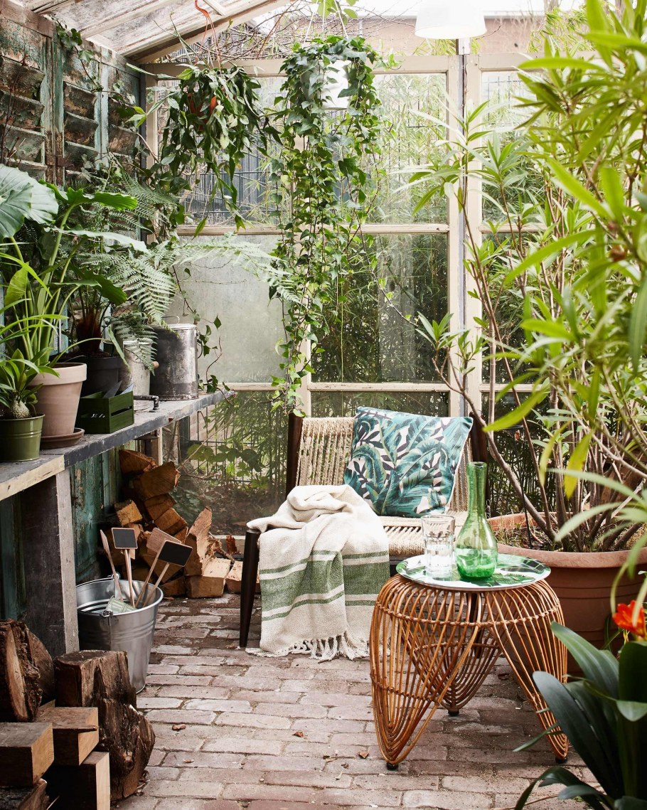 Сад оранжерея на балконе