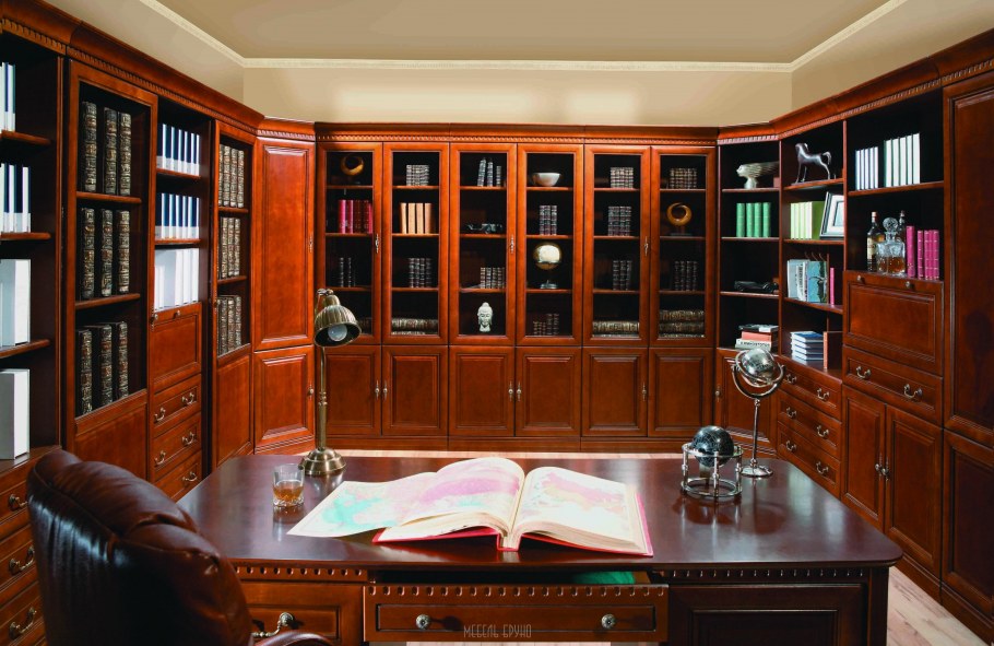 Стенка для кабинета домашнего