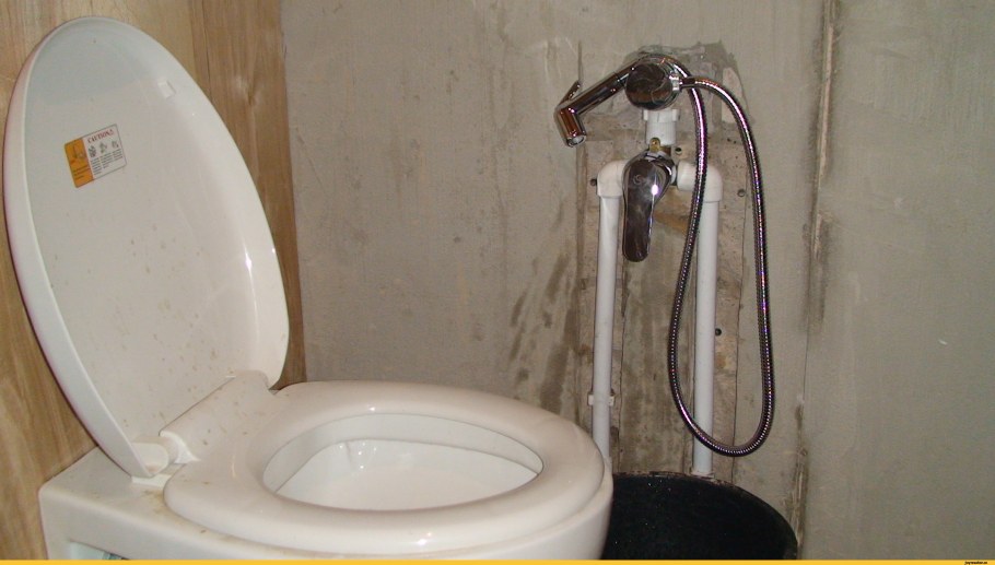 Самодельное подмывалка на унитаз