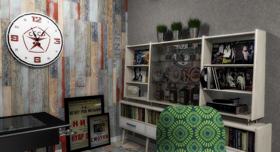 Комната в стиле СССР