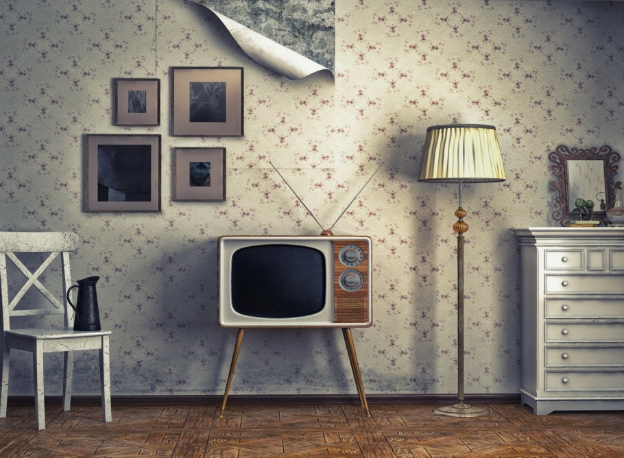 Ретро интерьер