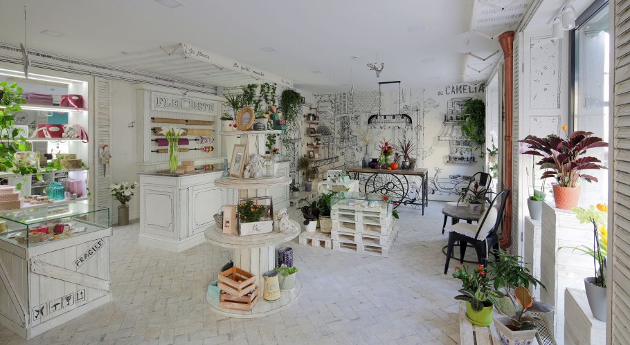 Интерьер цветочного магазина