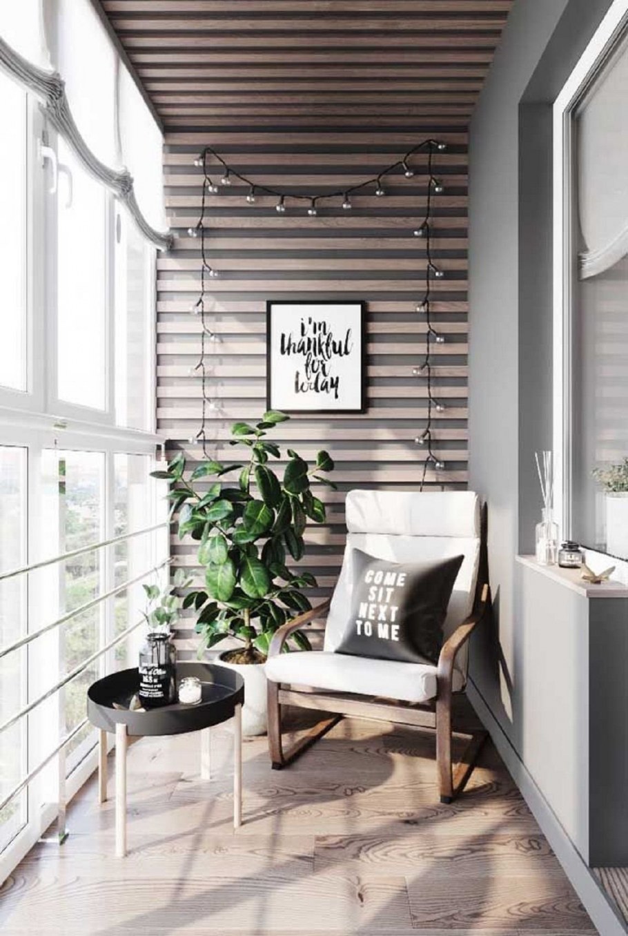 Спальня лофт Скандинавия