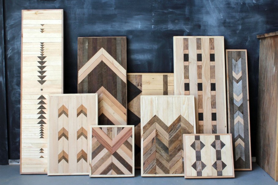 Декор из деревянных реек