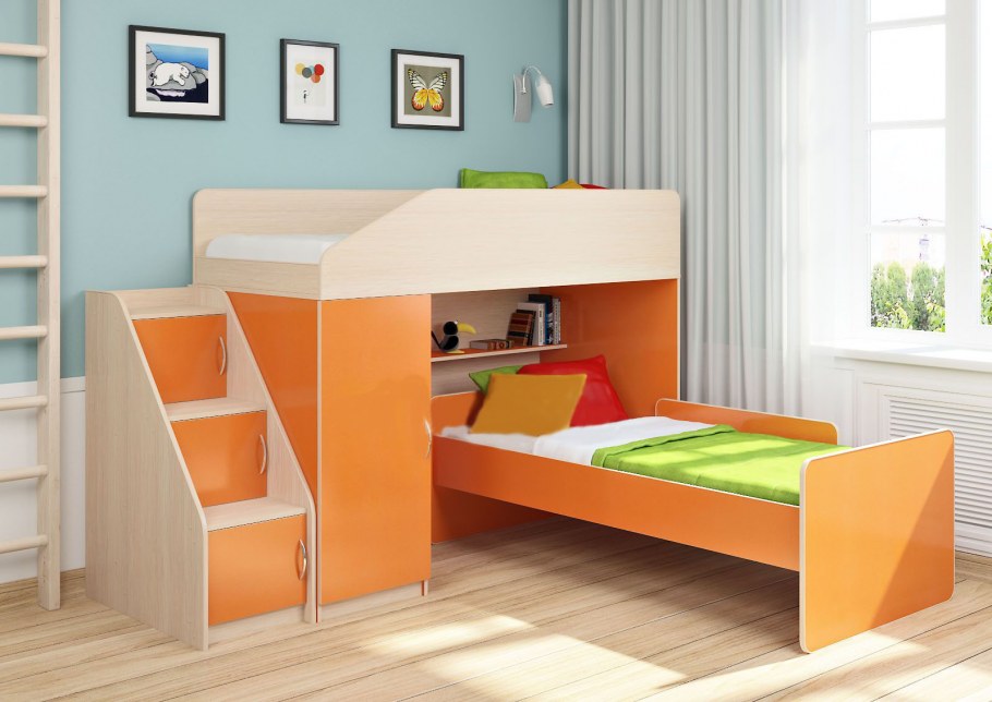 Кровать чердак Омега 9