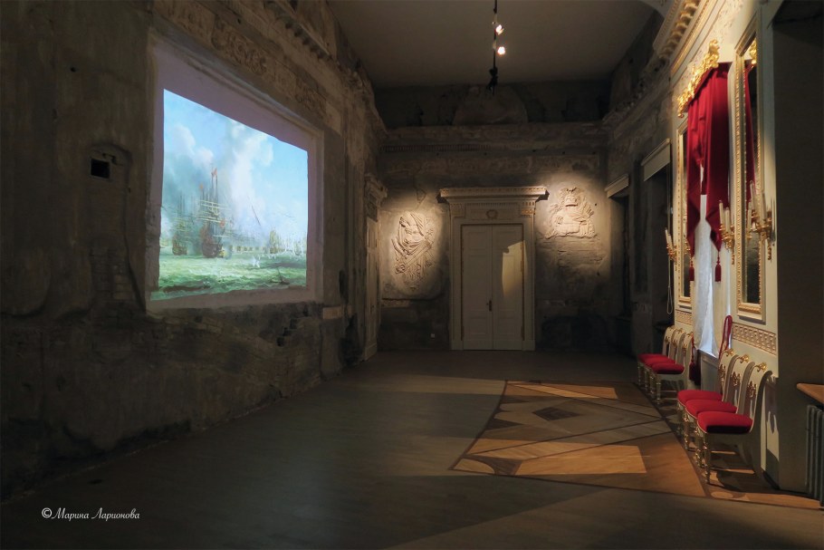 Мраморная столовая Гатчинского дворца