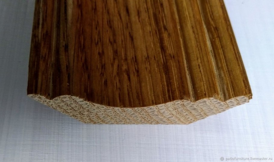 Плинтус из дуба ласточкин хвост 55мм