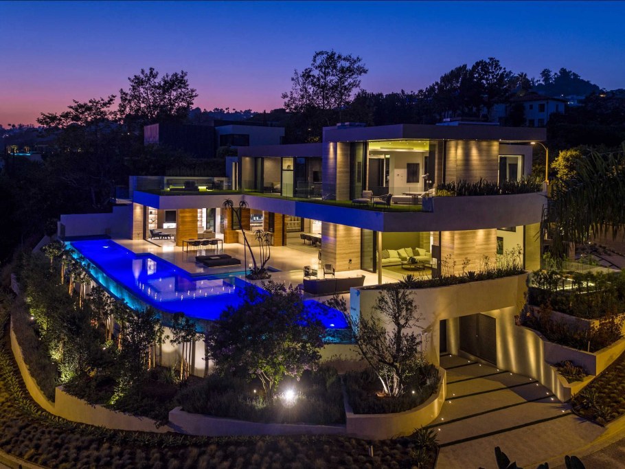 Лос Анджелес особняки Беверли Хиллз