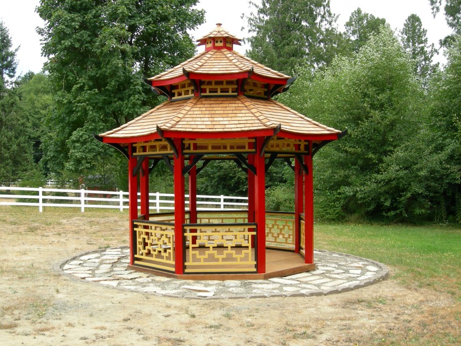 Китайская беседка пагода крыша