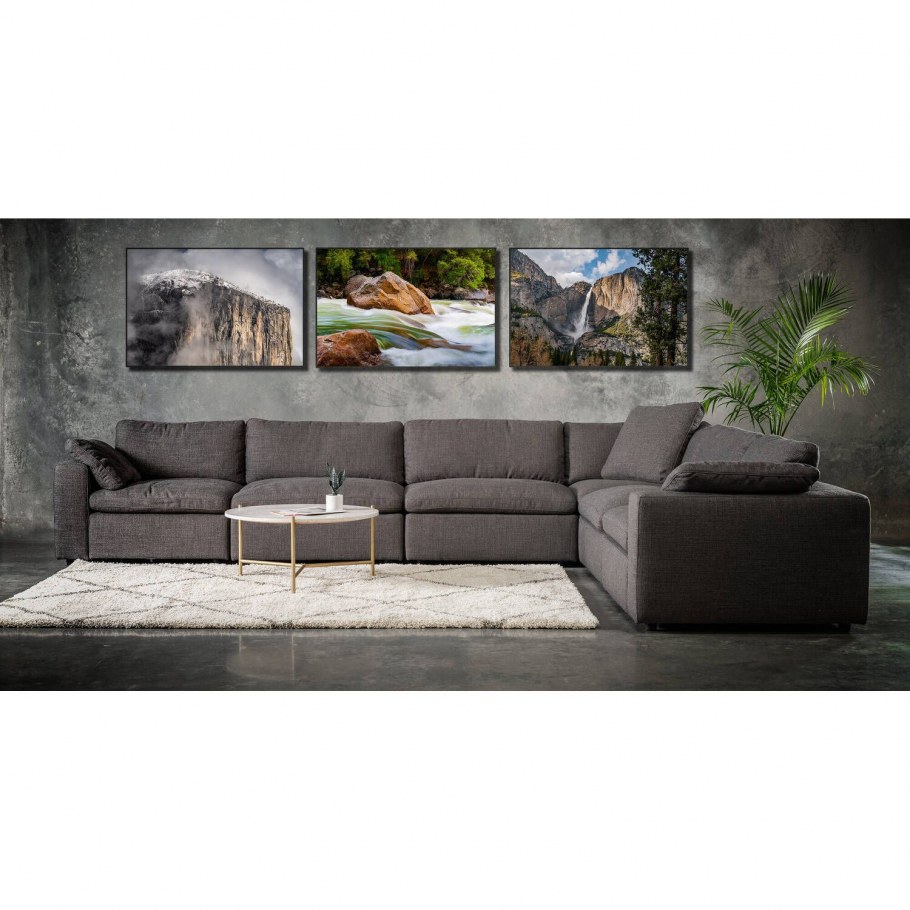 Диван Richard Sofa угловой серый