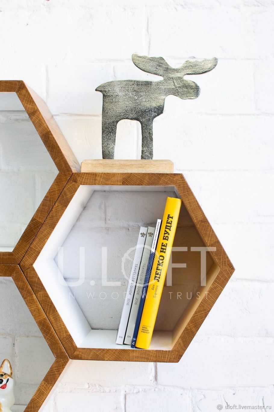 Полки соты лофт