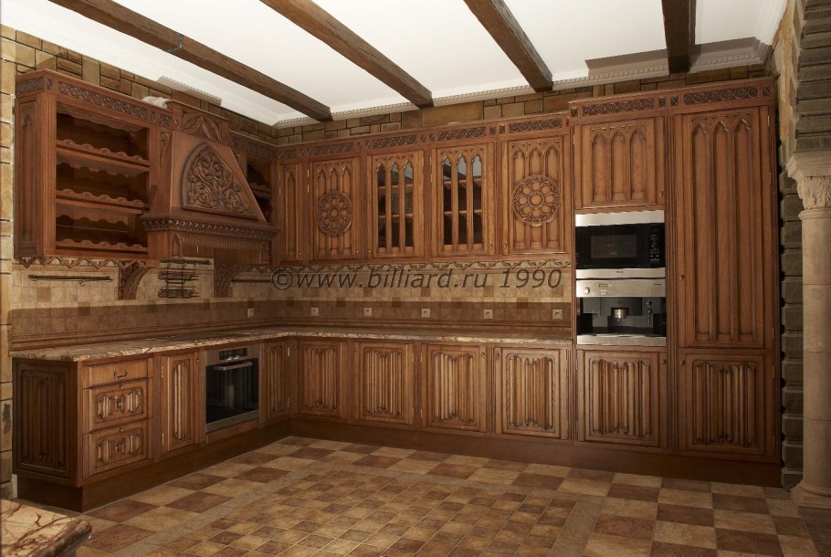 Резной кухонный гарнитур